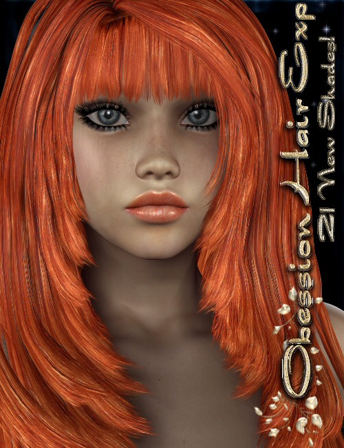 Obsession Hair EXP by: goldtassel, 3D Models by Daz 3D