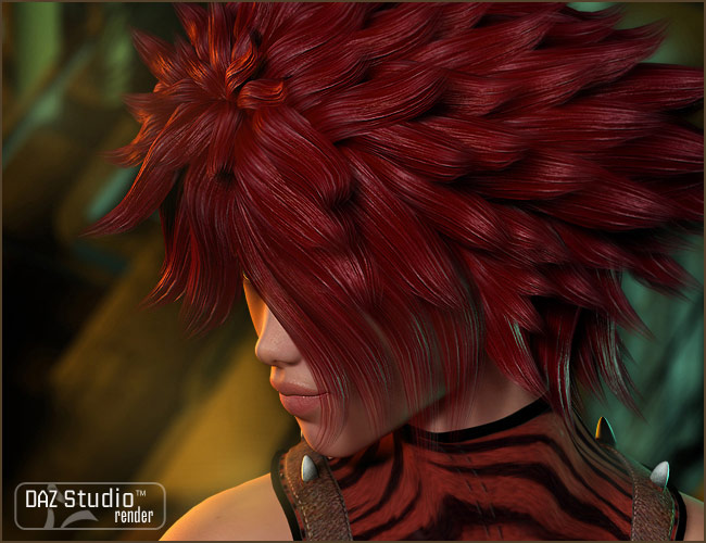 Xell Hair by: SilencerSWAM, 3D Models by Daz 3D