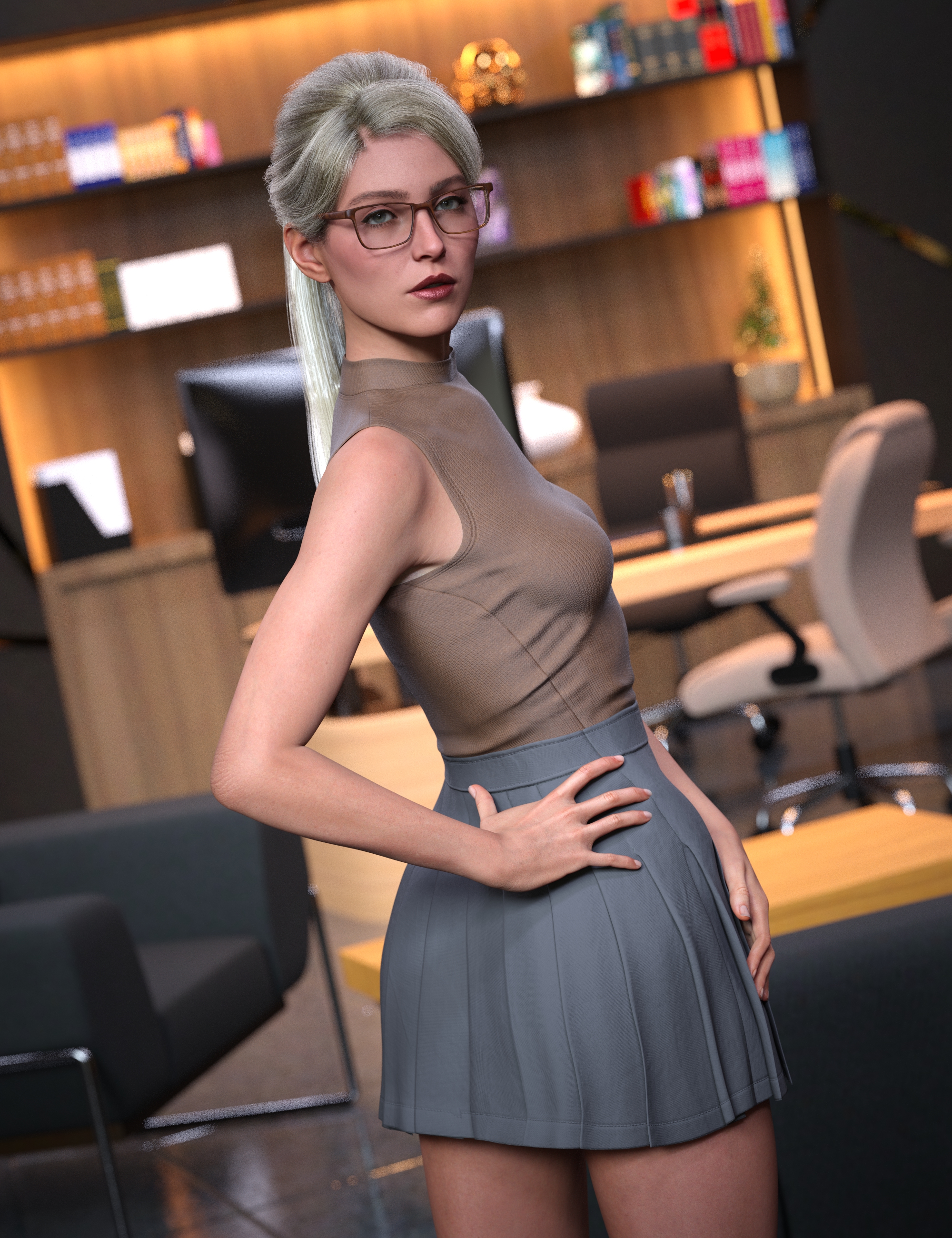 Ashley 9 Petite Shape Add-on by: , 3D Models by Daz 3D