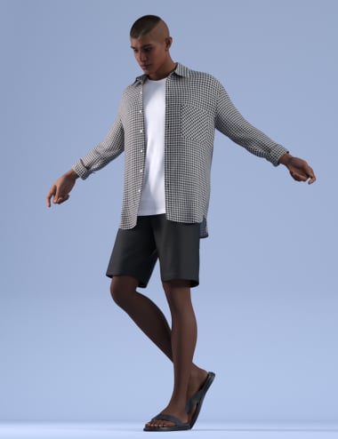 dForce HnC24 Checked Shirt Outfits for Genesis 9 | Daz 3D dForce HnC24 Checked Shirt Outfits for Genesis 9 | Daz 3D