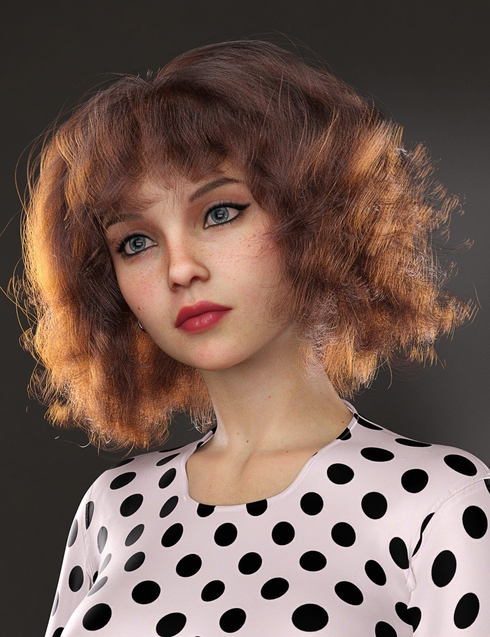 dForce CS Grace Hair for Genesis 9 and 8 Female by: ClericSecond-Circle, 3D Models by Daz 3D