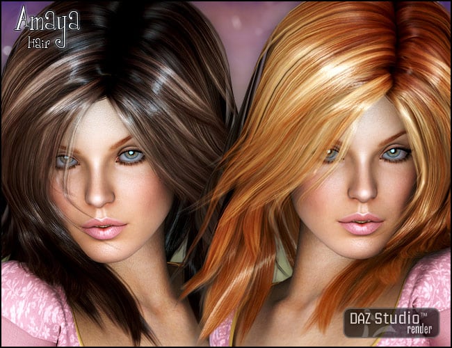 Amaya Hair Amaya Hair by: SWAMgoldtassel, 3D Models by Daz 3D