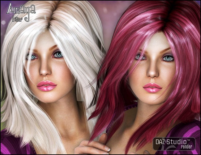 Amaya Hair Amaya Hair by: SWAMgoldtassel, 3D Models by Daz 3D