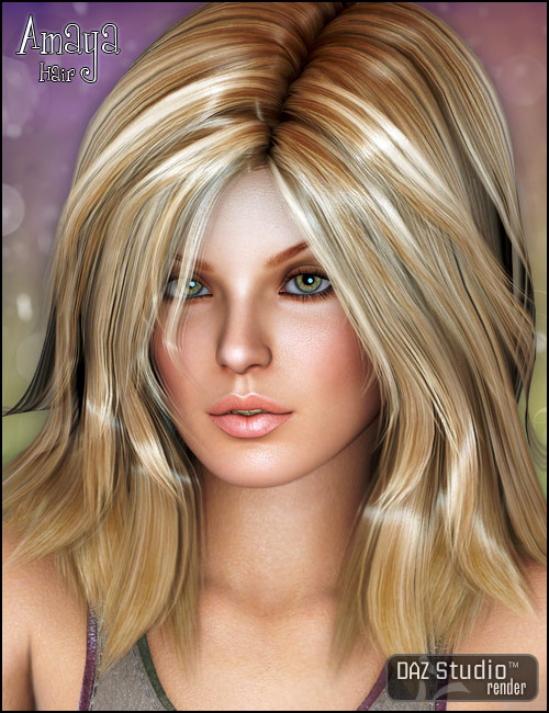 Amaya Hair by: SWAMgoldtassel, 3D Models by Daz 3D