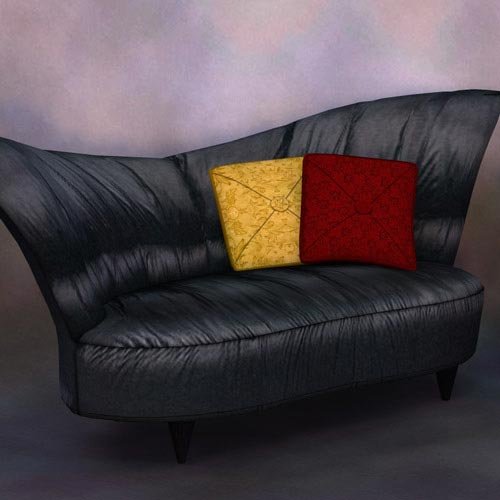 'Luxury in Leather' Upholstery for Deco Redux by: Lisa's Botanicals, 3D Models by Daz 3D