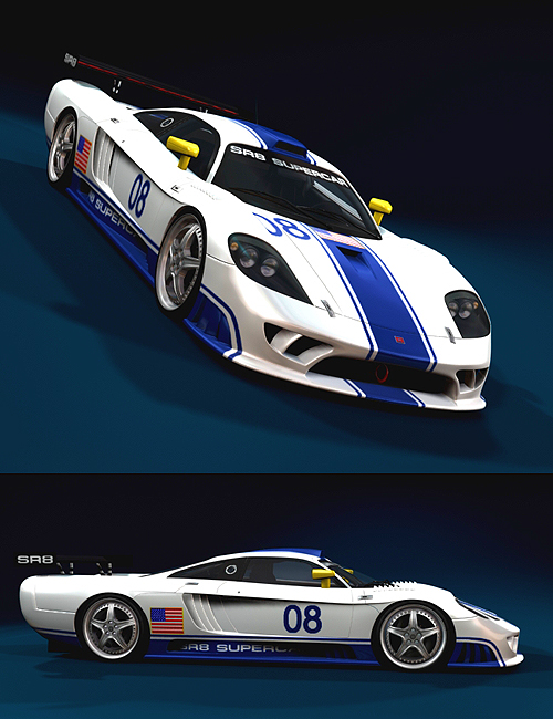 SR8 Supercar by: Dreamscape-Creations, 3D Models by Daz 3D