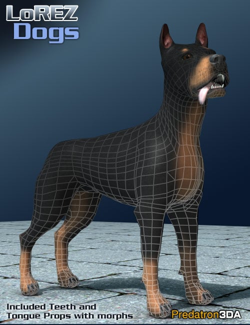 LoREZ Dogs LoREZ Dogs by: Predatron, 3D Models by Daz 3D