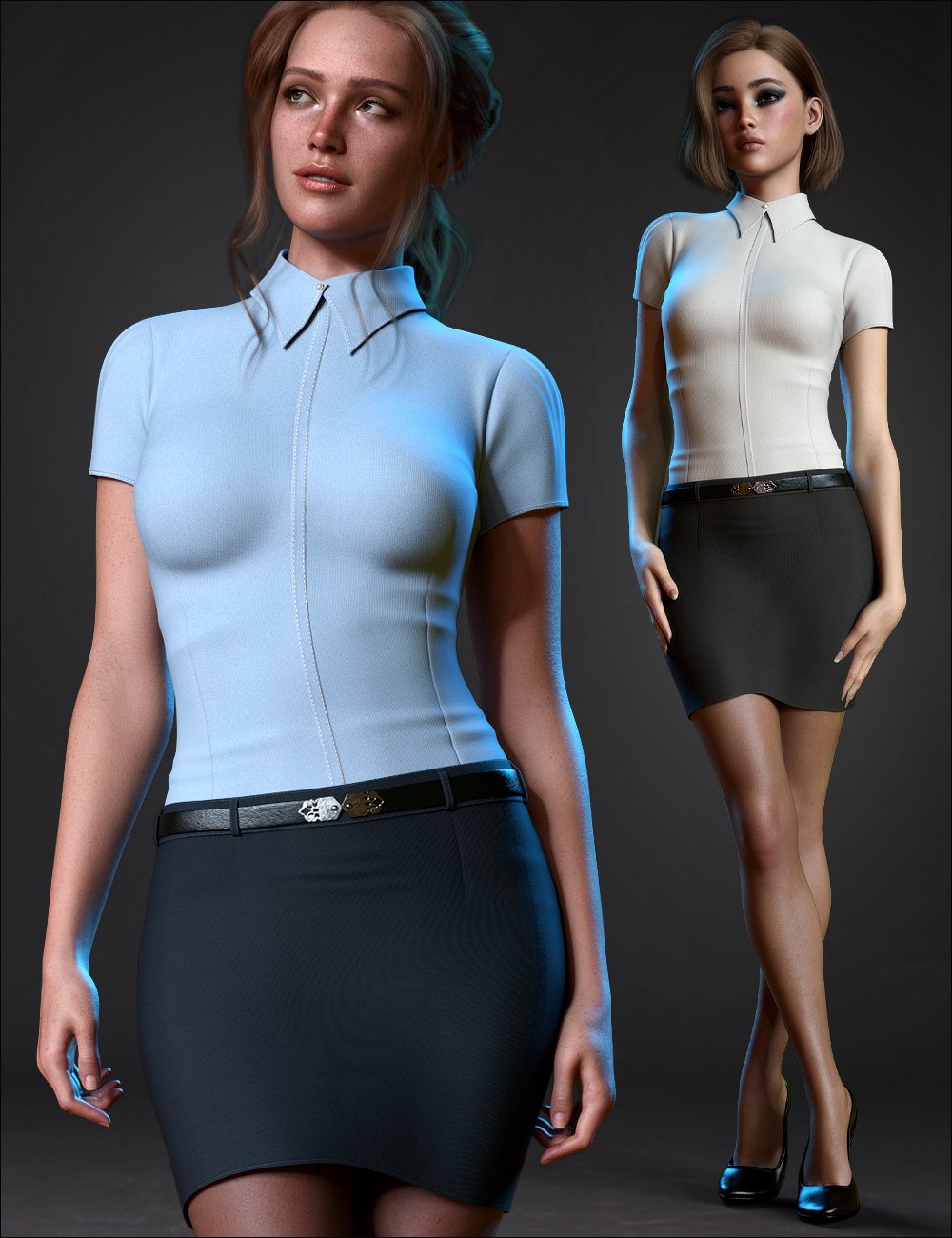 Urban Elegance Outfit Set for Genesis 9 by: Mytilus, 3D Models by Daz 3D