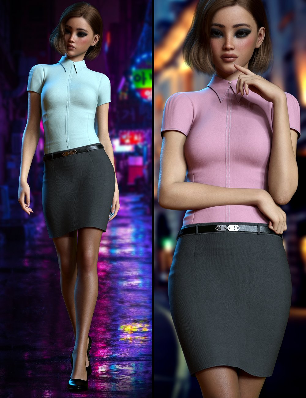 Urban Elegance Outfit Set for Genesis 9