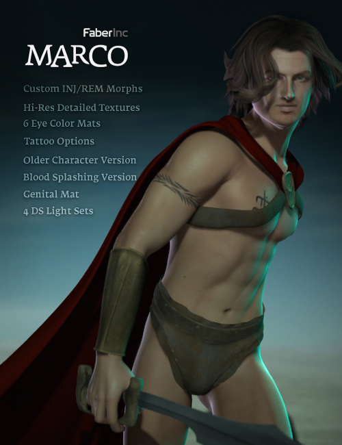 Marco by: Faber Inc, 3D Models by Daz 3D