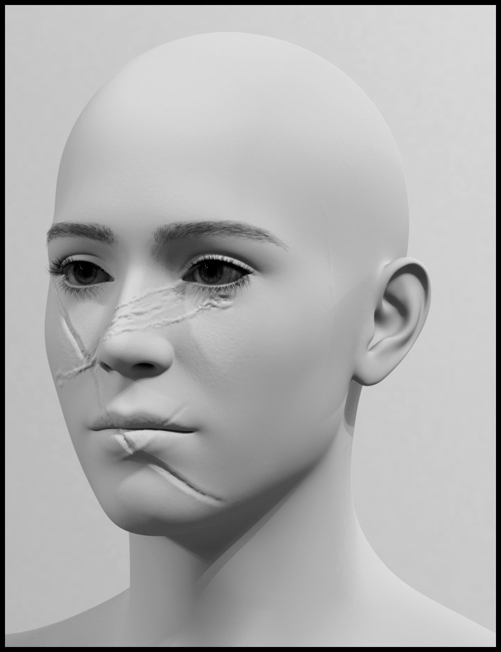 ND Skin and Scars Details HD Shapes for Genesis 9 | Daz 3D