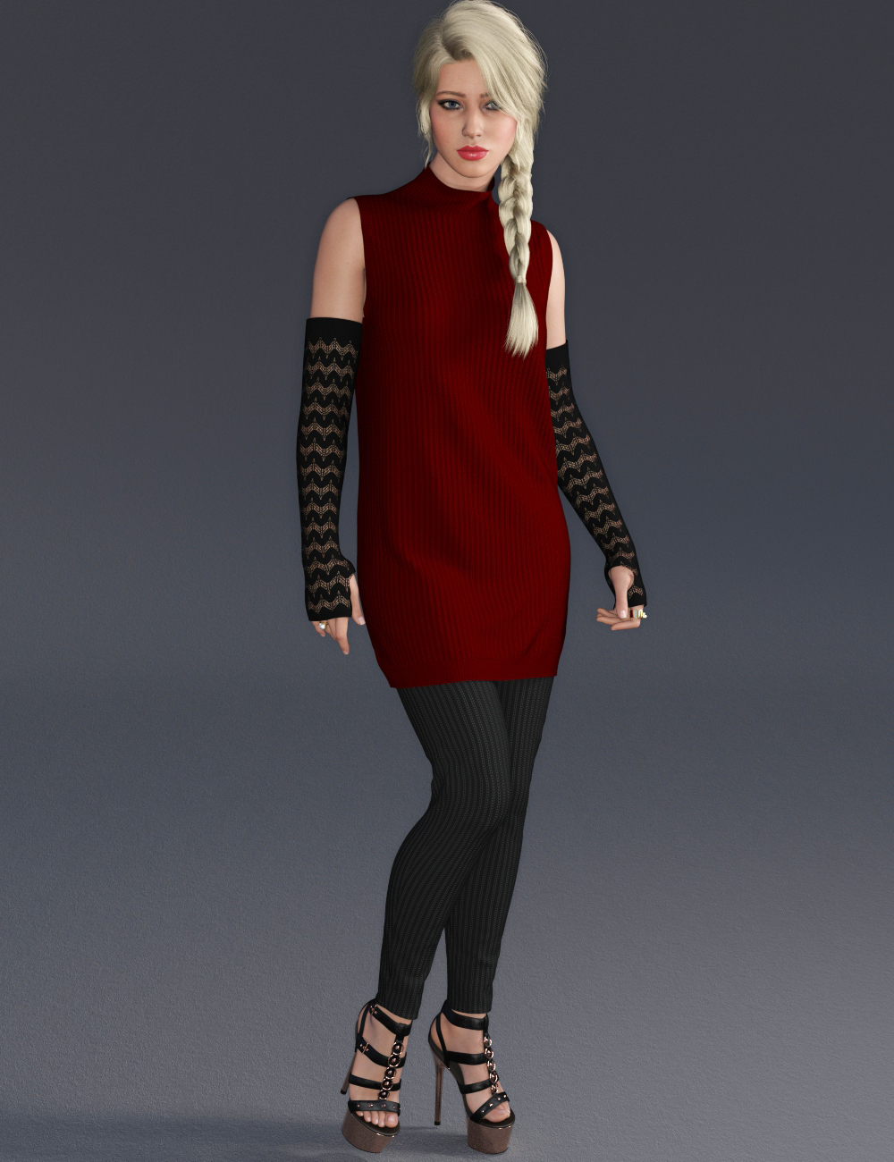 A97 dForce October Outfit for Genesis 9 by: antjeadarling97, 3D Models by Daz 3D