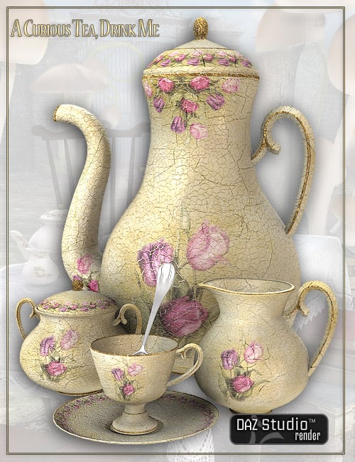 A Curious Tea: Drink Me by: LaurieS, 3D Models by Daz 3D