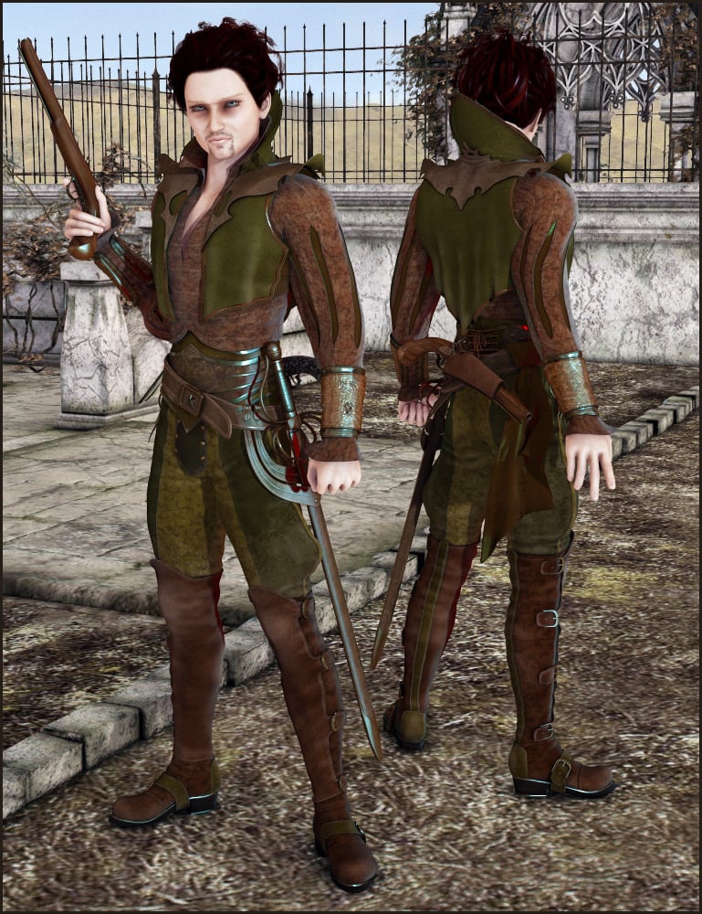 Rogue Brotherhood for Jack of Hearts by: Arien, 3D Models by Daz 3D