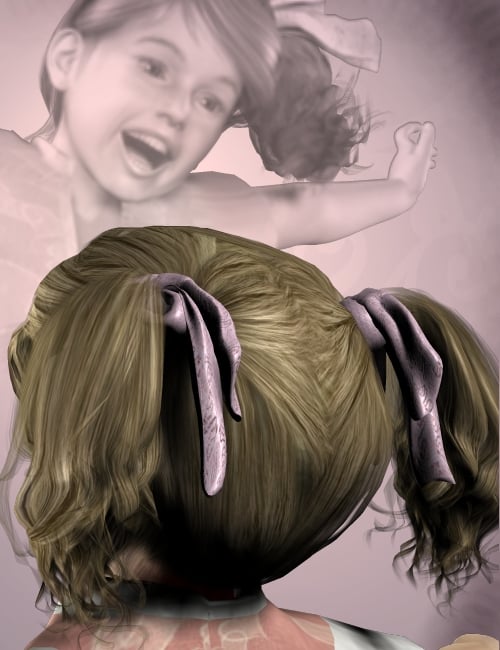 PeggyTails hair by: Neftis3D, 3D Models by Daz 3D