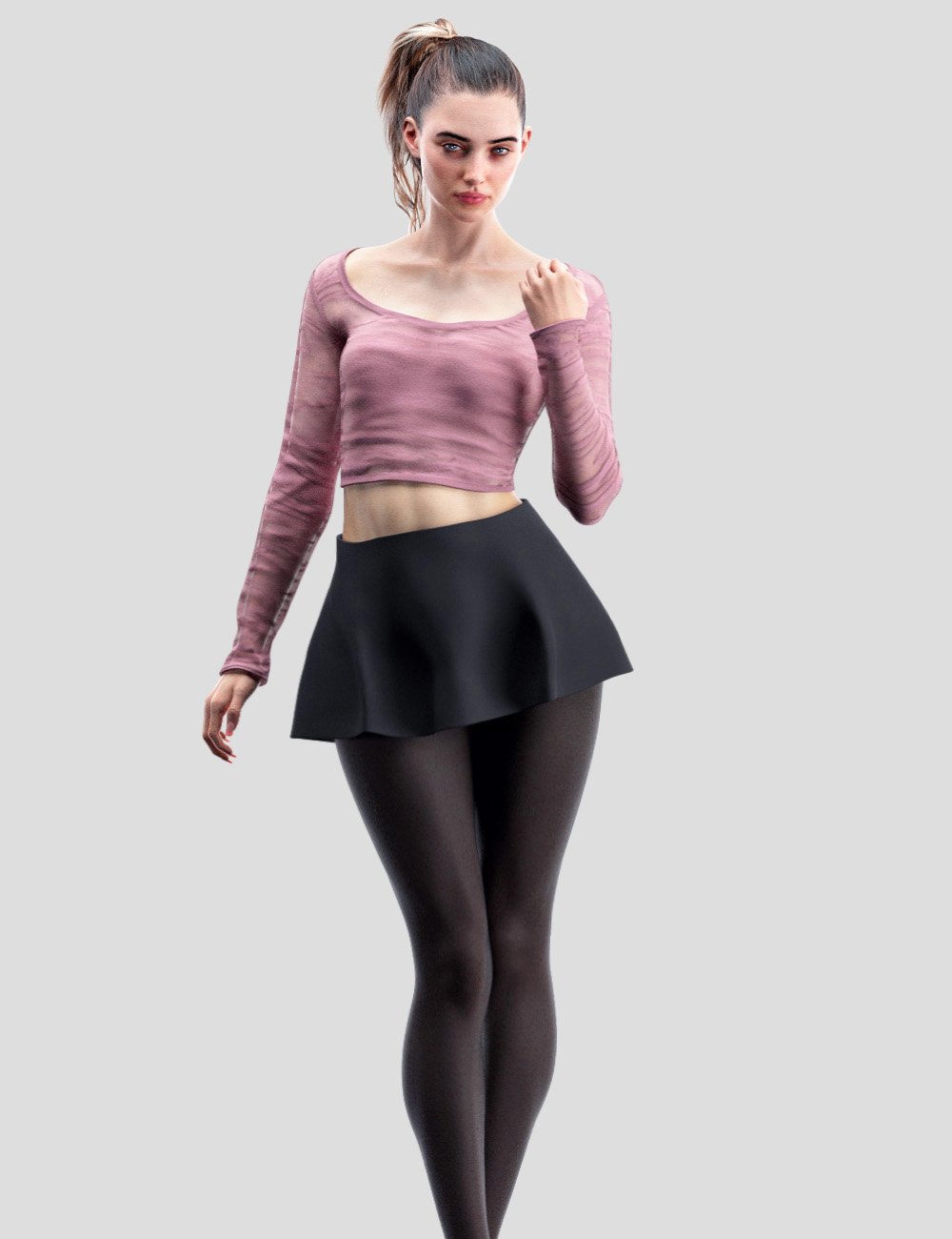 dForce Desired Outfit for Genesis 9 by: Romeo, 3D Models by Daz 3D