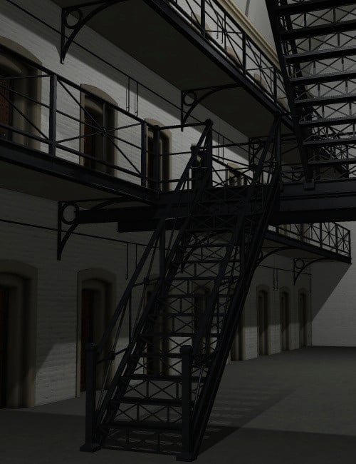 Pentonville Prison Pentonville Prison by: Ness Period Reproductions, 3D Models by Daz 3D