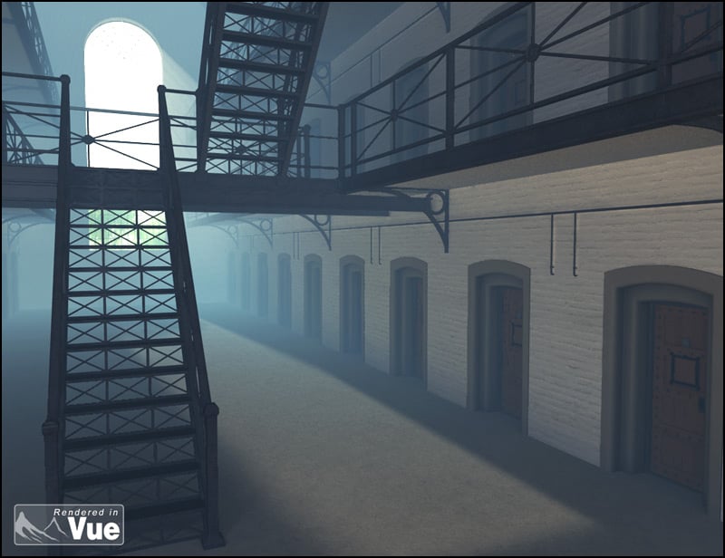 Pentonville Prison by: Ness Period Reproductions, 3D Models by Daz 3D