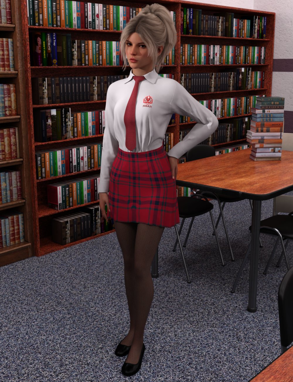 FG School Uniform by: IronmanFugazi1968, 3D Models by Daz 3D