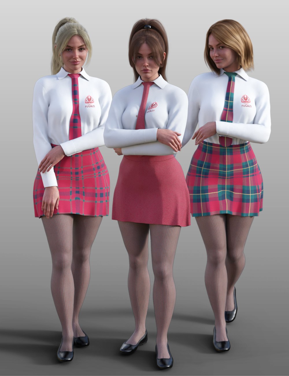 FG High School Poses by: IronmanFugazi1968, 3D Models by Daz 3D