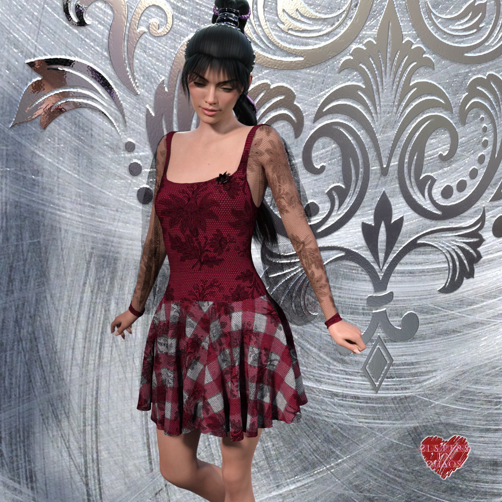 Morgana Casual Button Short Sleeve Dress
