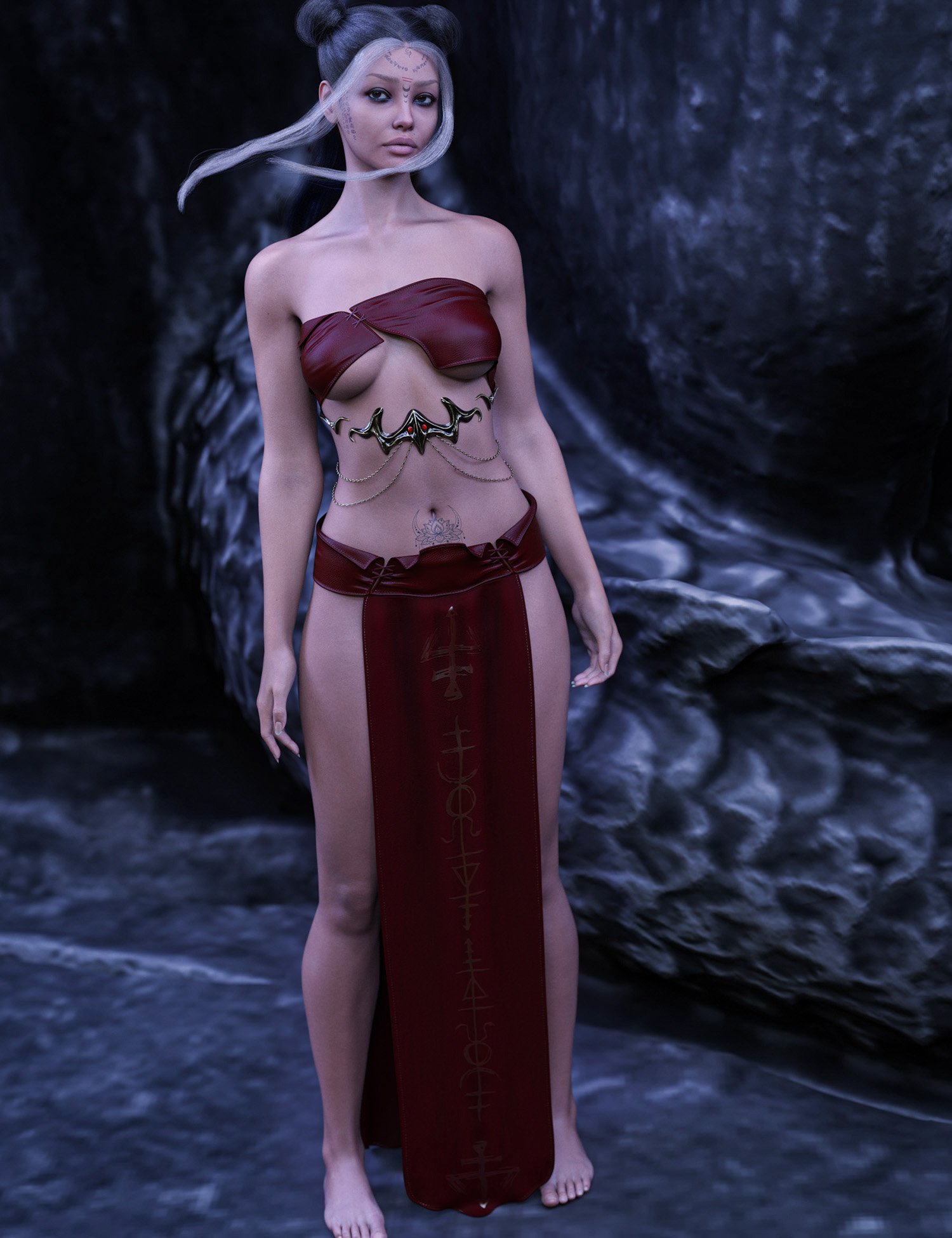 dForce Second Abyss Outfit for Genesis 9