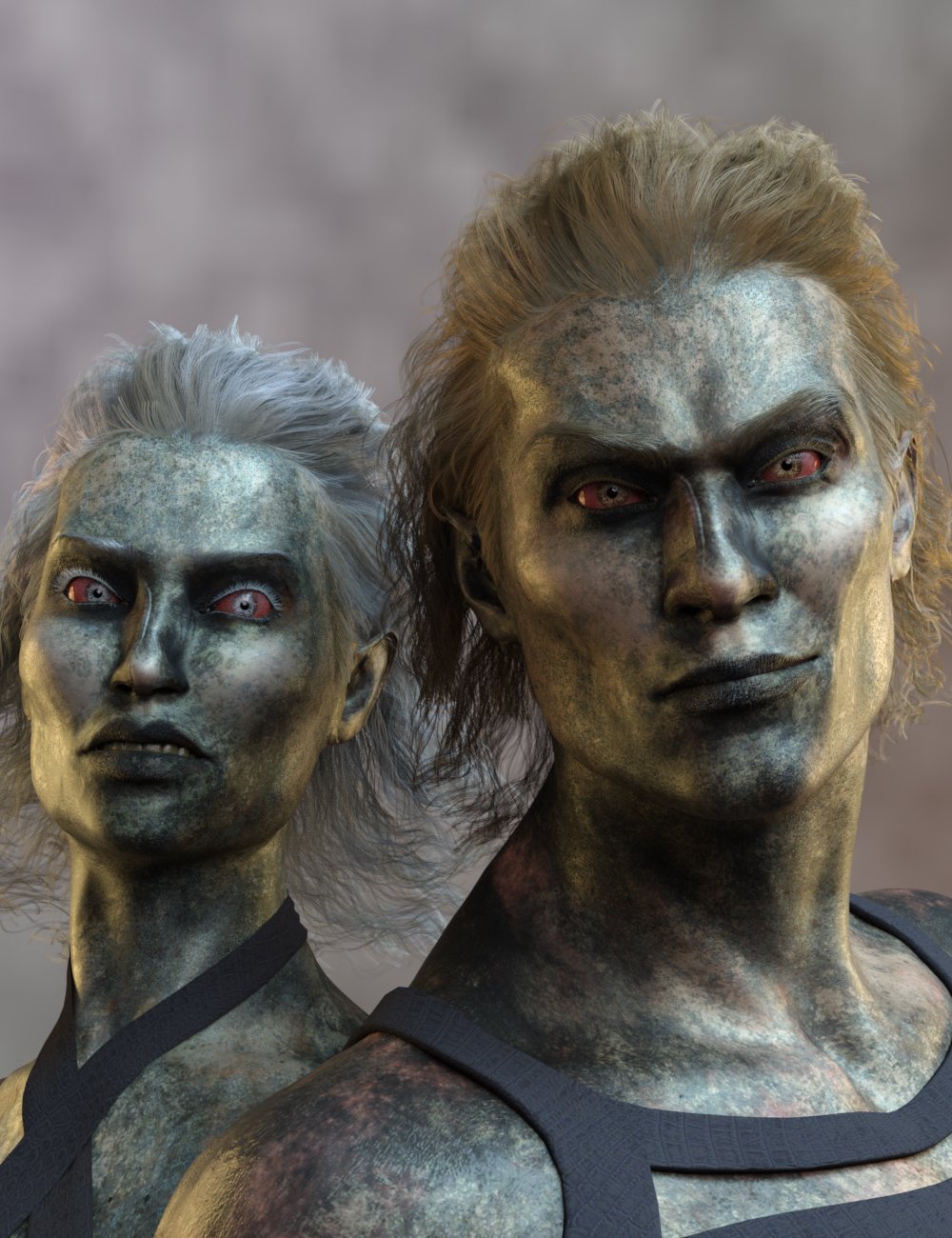 AB Darkest Elf Skins and Shaders for Genesis 9 | Daz 3D