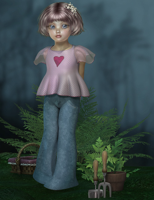 GiGi Garden Girl by: MadaThorne, 3D Models by Daz 3D