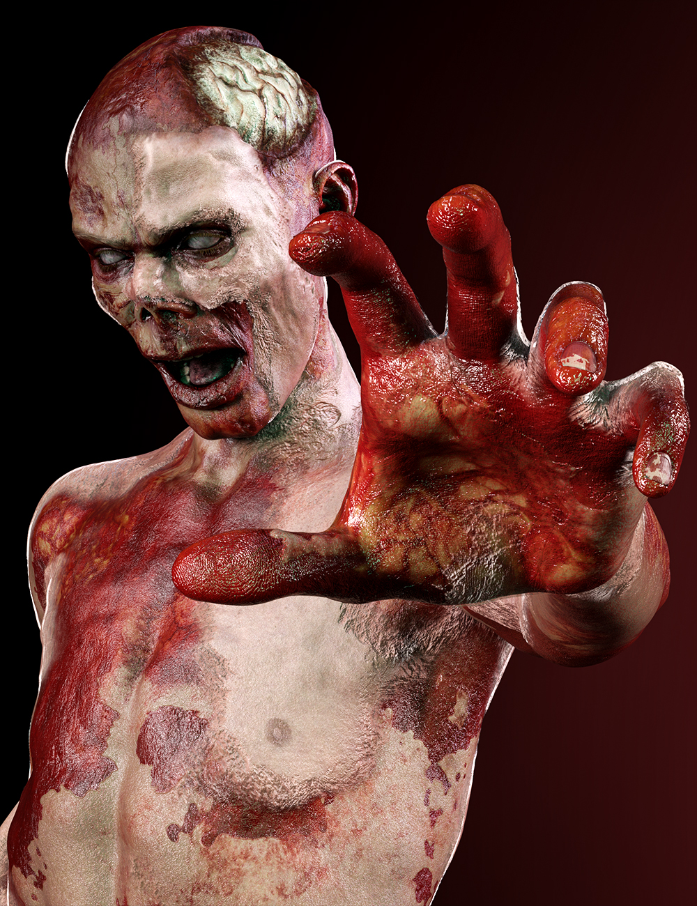 M3D Deathlook Guy for Genesis 9 by: Matari3D, 3D Models by Daz 3D