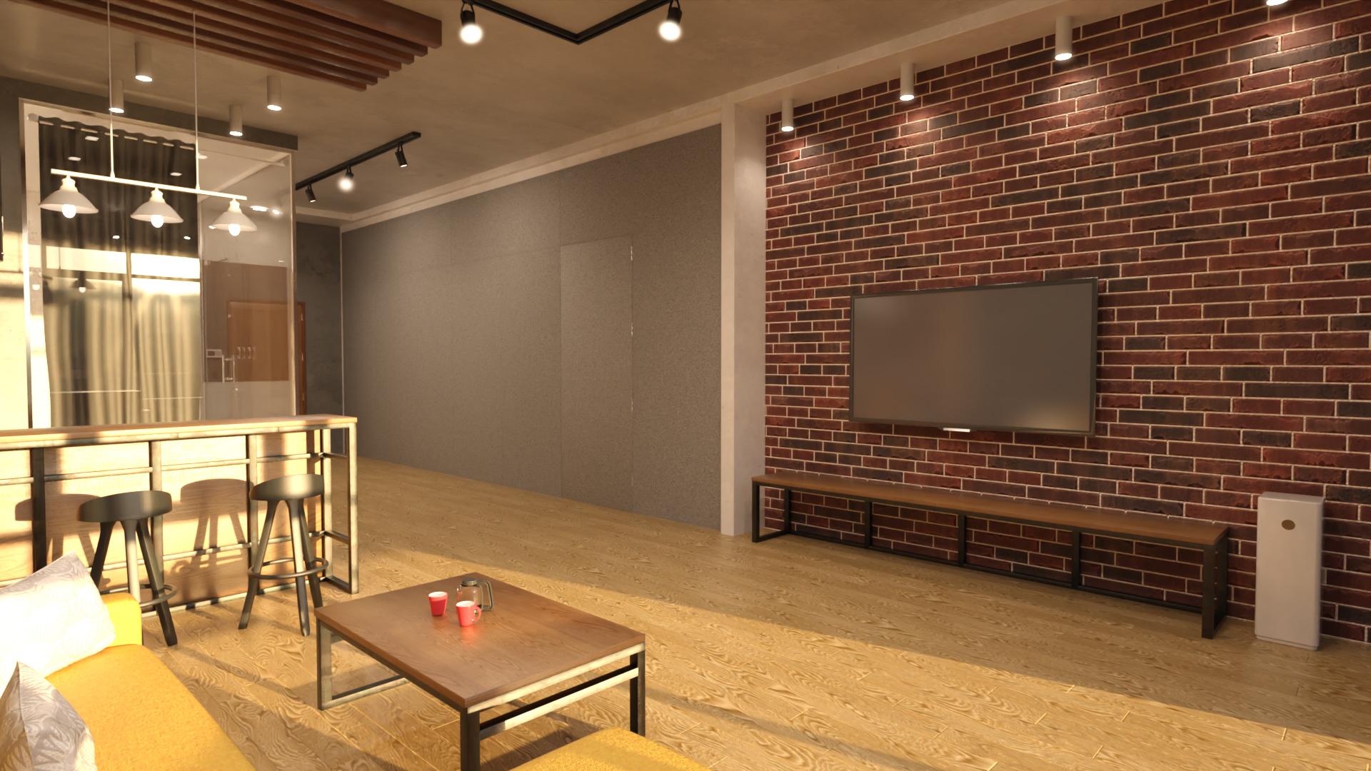 Posh Brick Residence