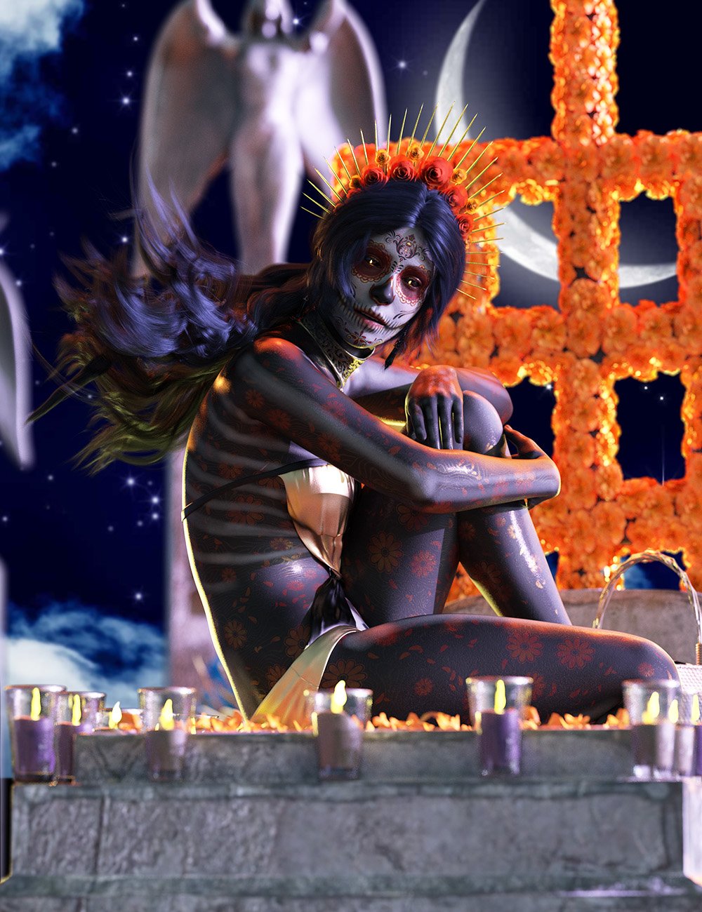 Catrina Poses for Genesis 9 Base