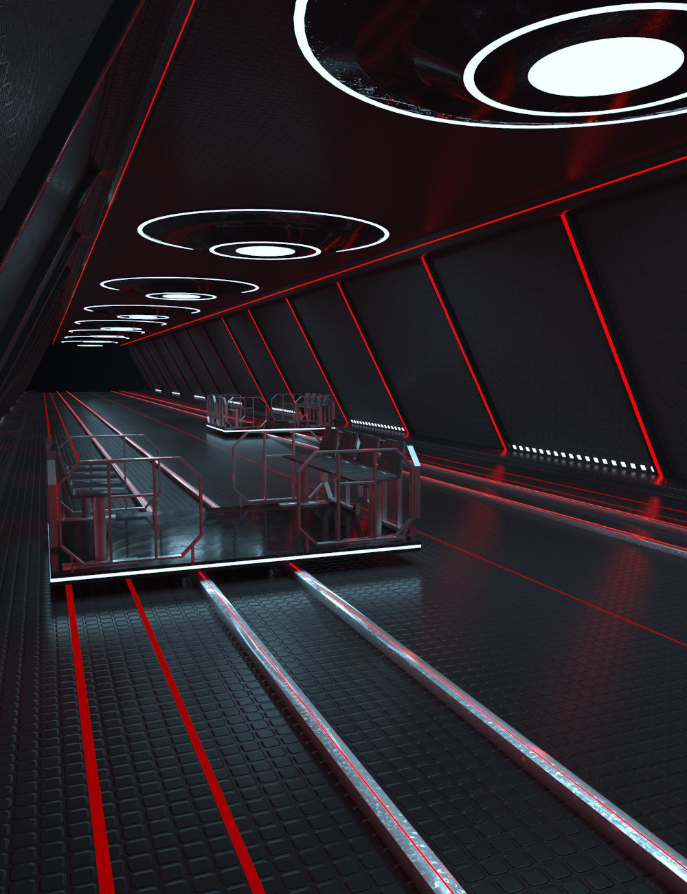 Sci-Fi Transport Tunnel