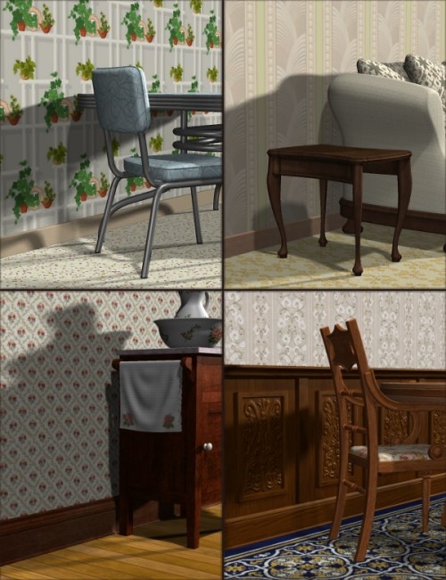 Backdrops Exp. 2:  Eras of Interiors by: blondie9999, 3D Models by Daz 3D
