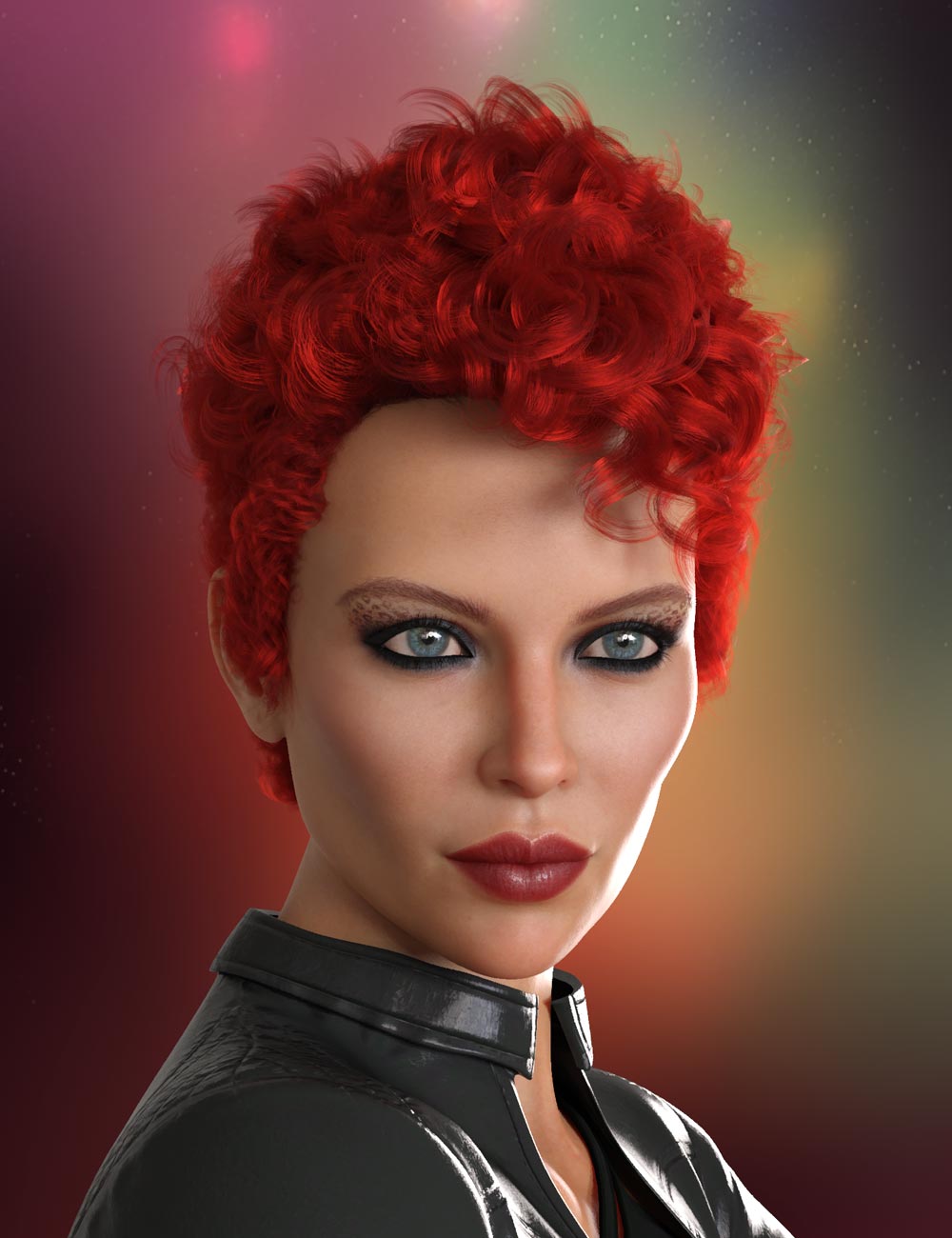 Jackie Hair For Genesis 9 and 8 | Daz 3D