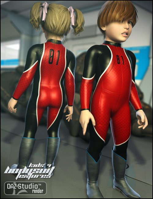 Textures for The Kids 4 Bodysuit by: , 3D Models by Daz 3D