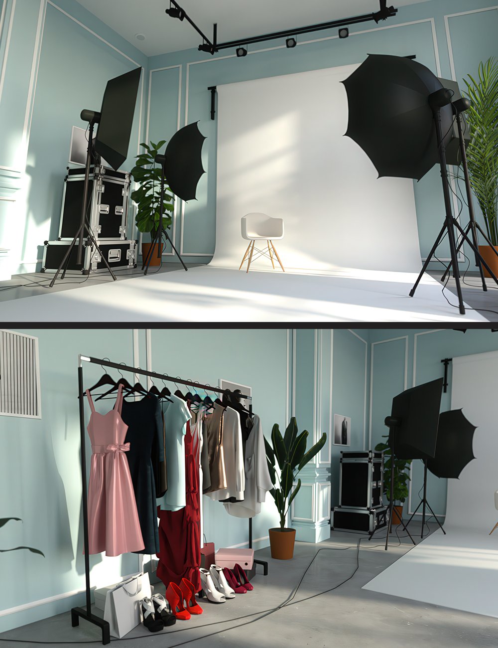 Fashion show Photoshoot Studio by: Polish, 3D Models by Daz 3D