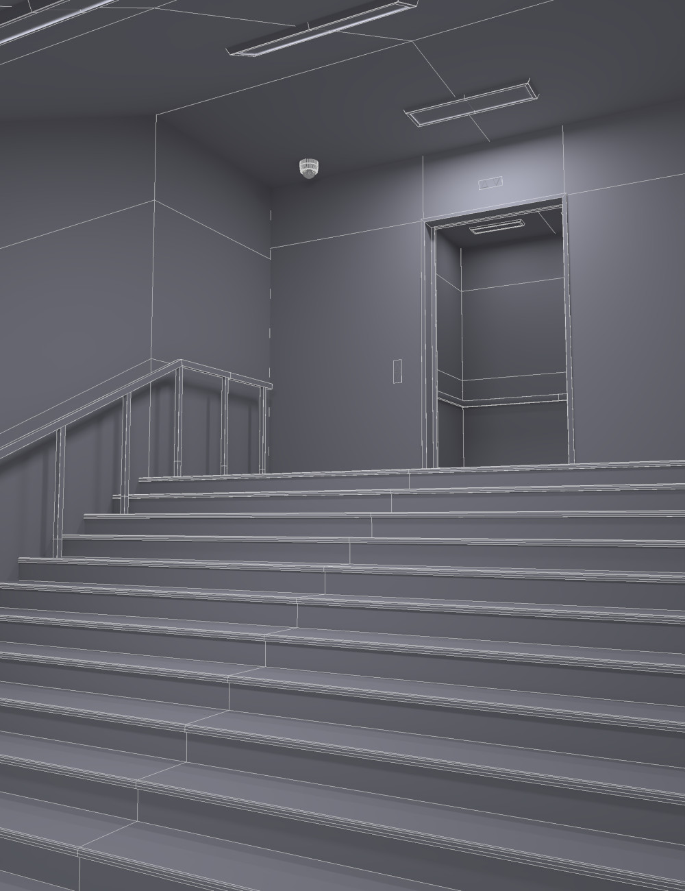 Image showcasing Lower Floor Entrance | Daz 3D