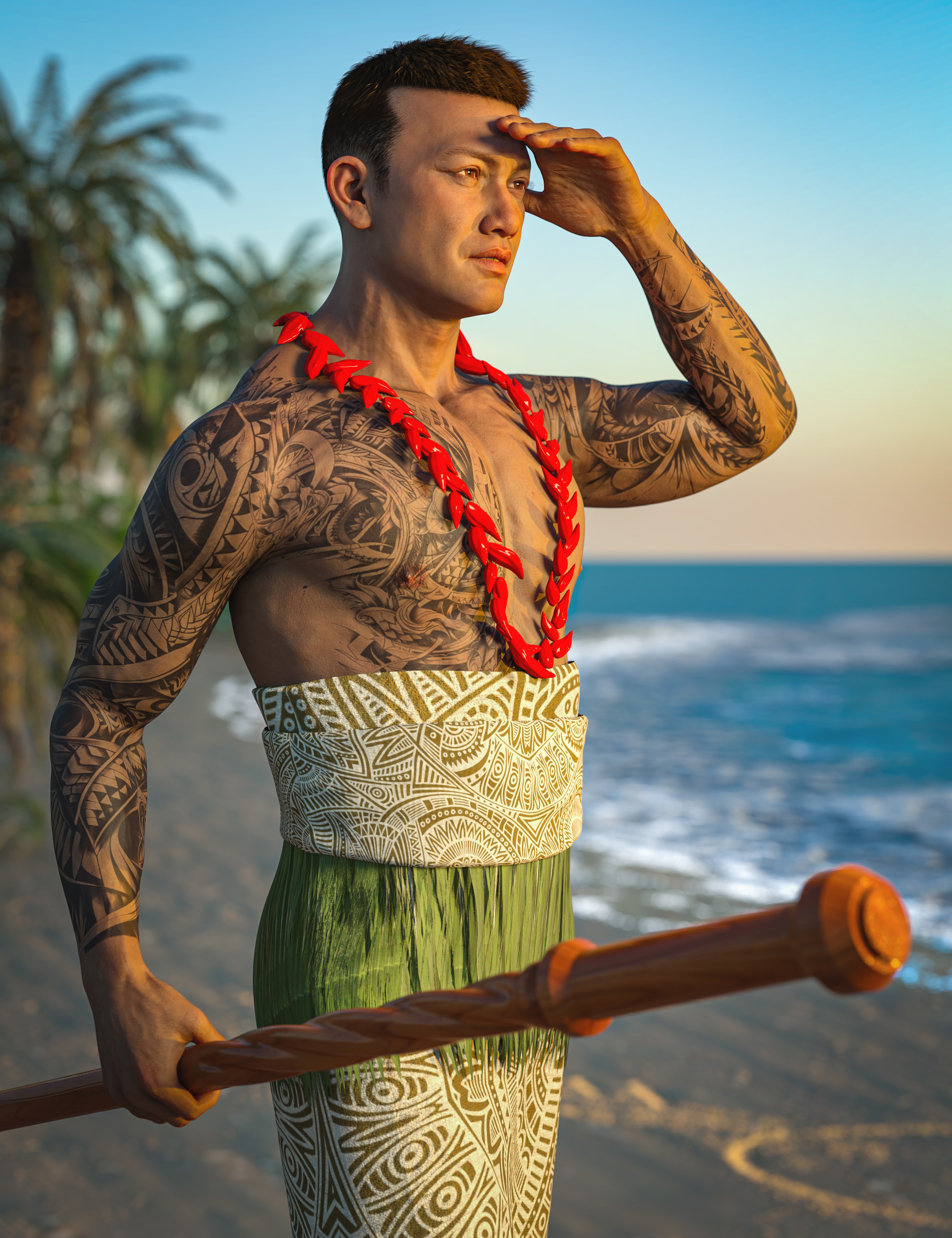 Koa 9 HD Character Bundle by: , 3D Models by Daz 3D