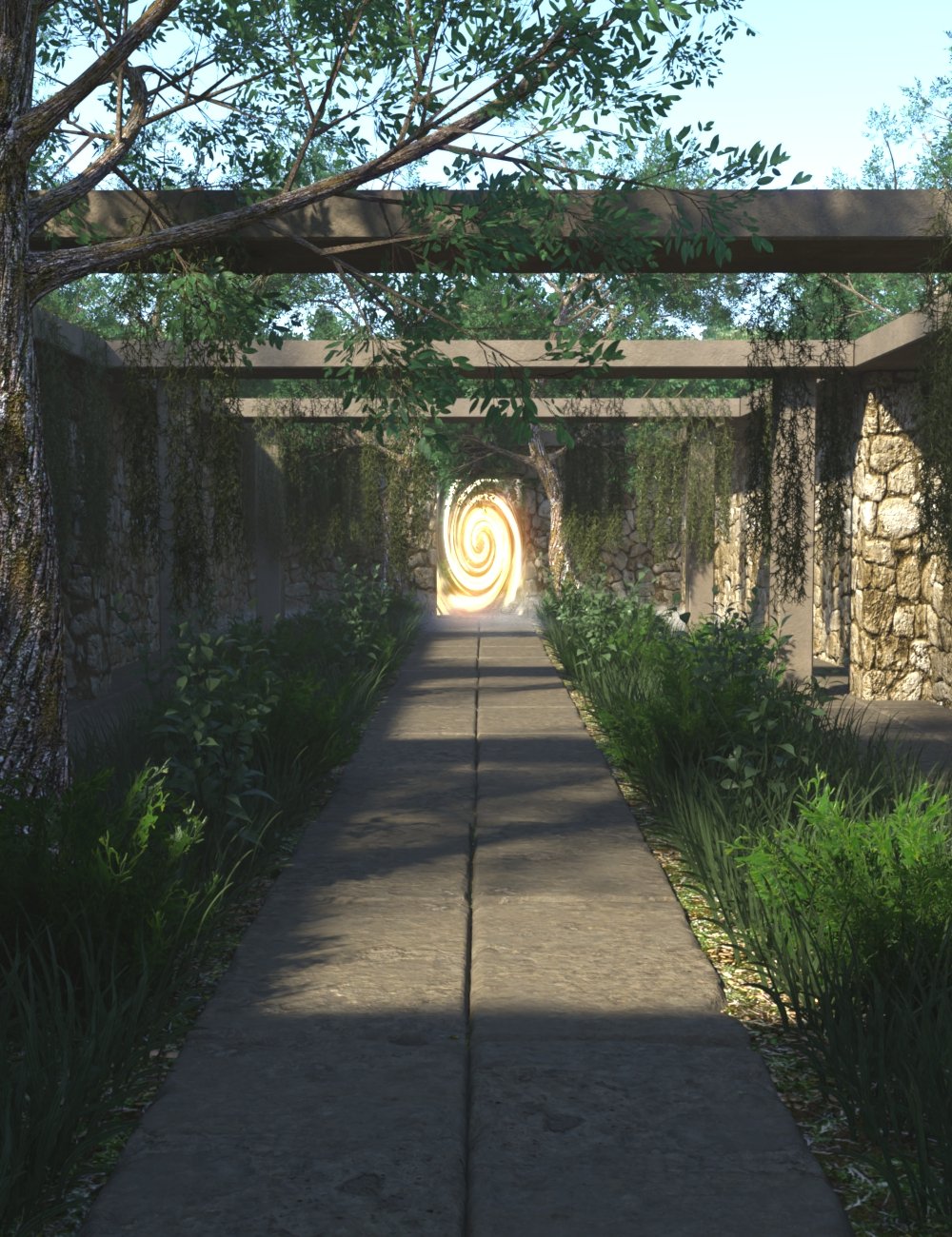 The Magical Corridor by: JeffersonAF, 3D Models by Daz 3D