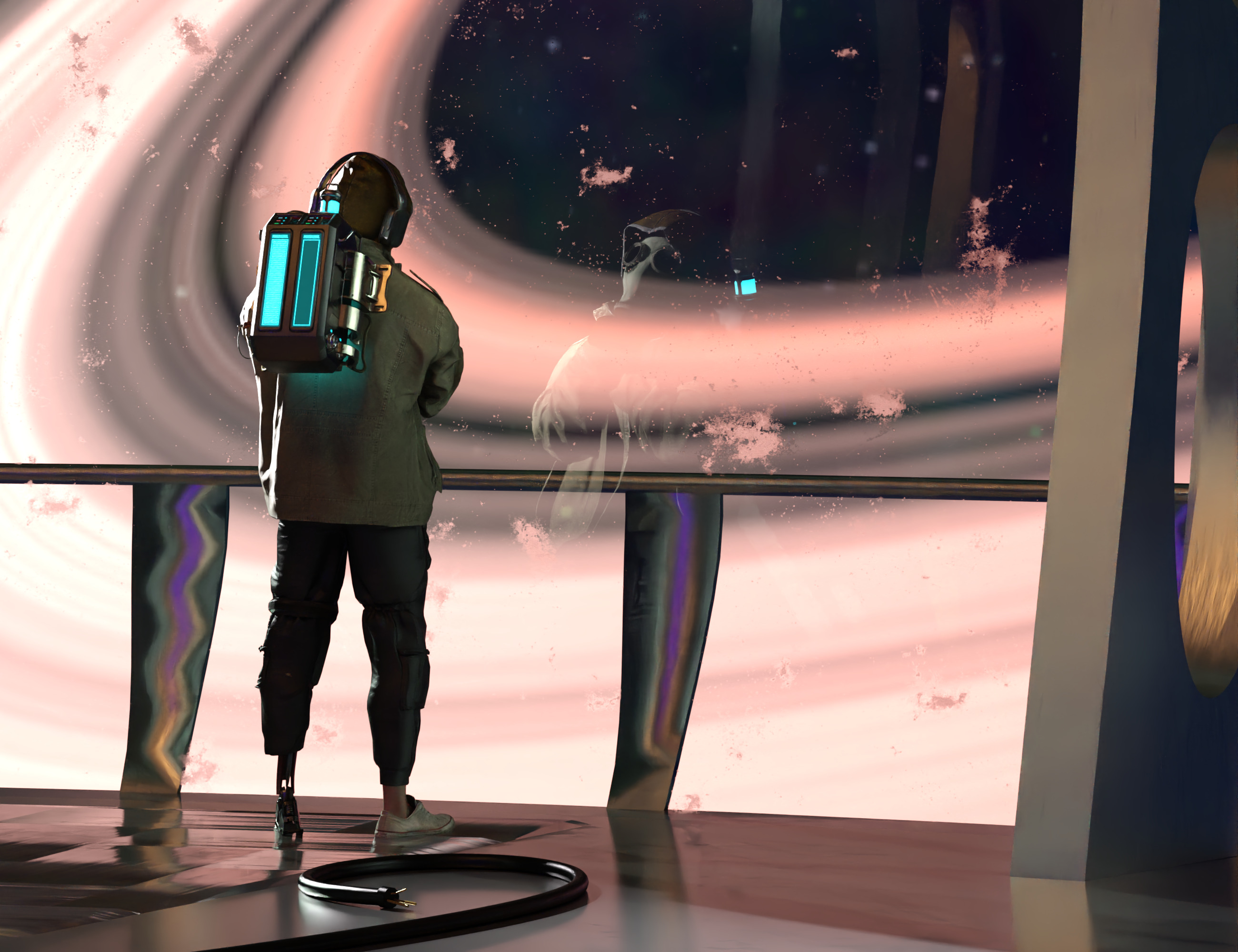 HT Panoramic Space Station