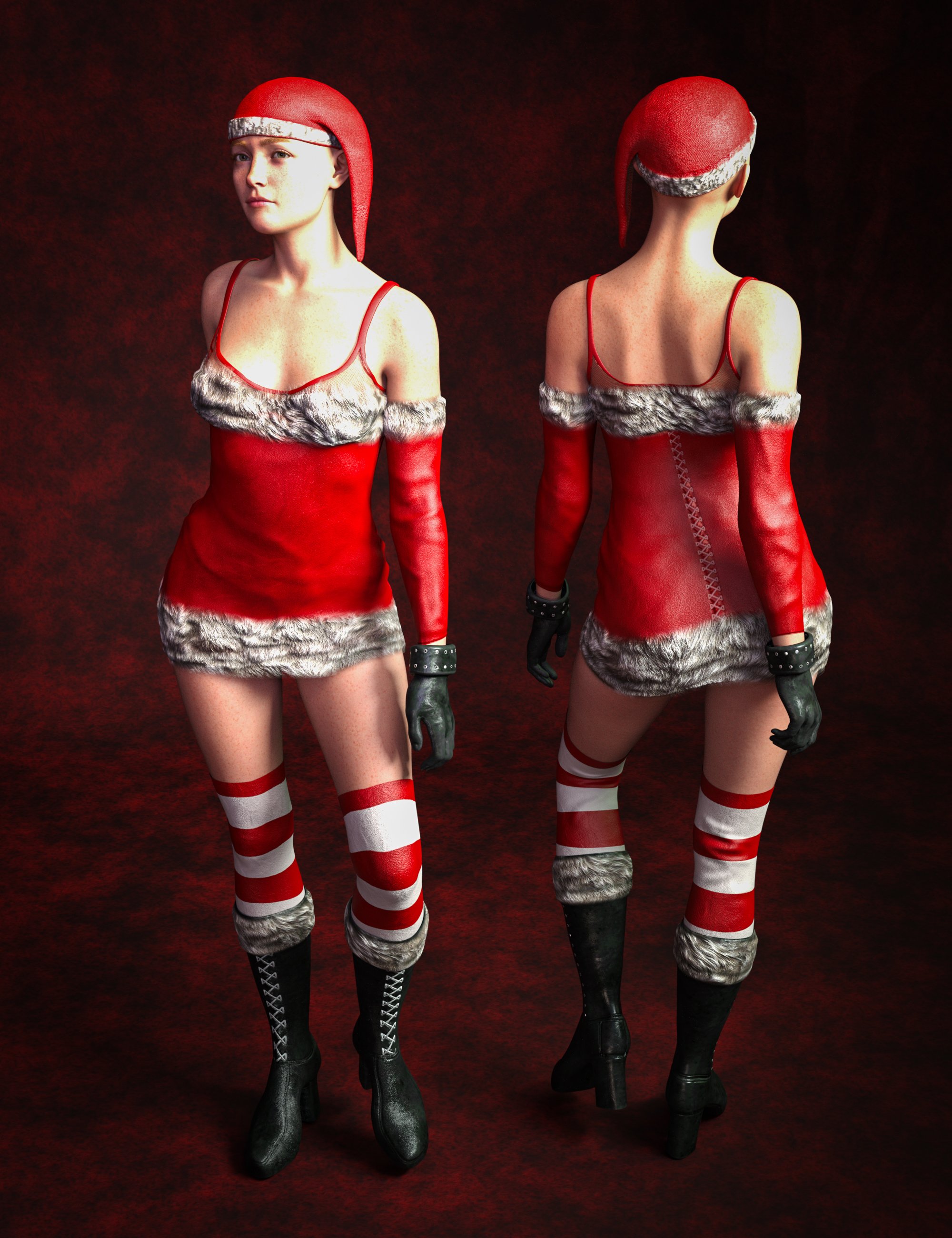 M3D Christmas Outfit for Genesis 9
