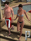 Hot Tub Poses Hot Tub Poses by: Digiport, 3D Models by Daz 3D