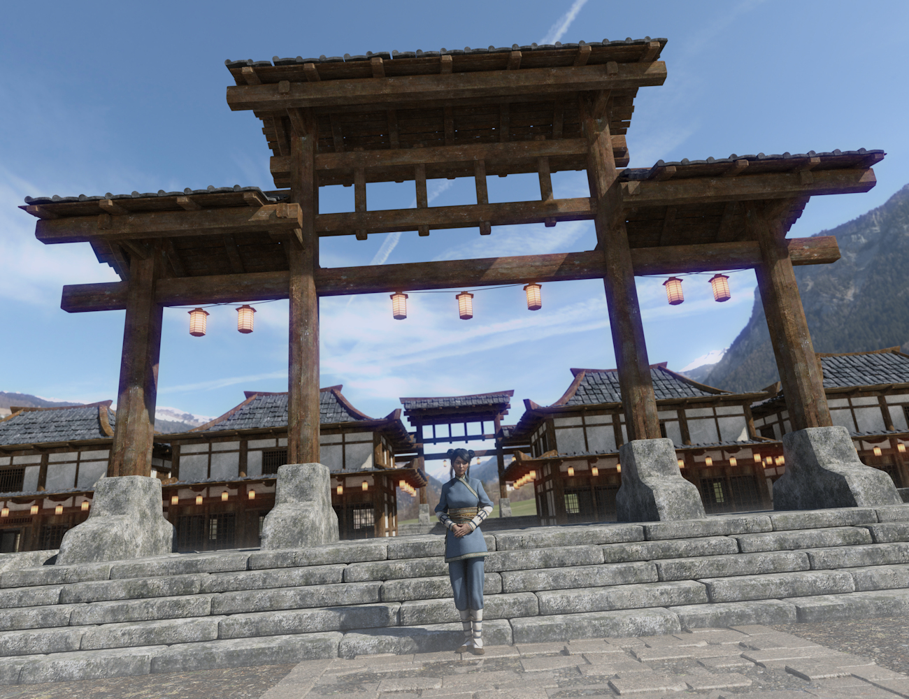 Asian Structures 1 | Daz 3D