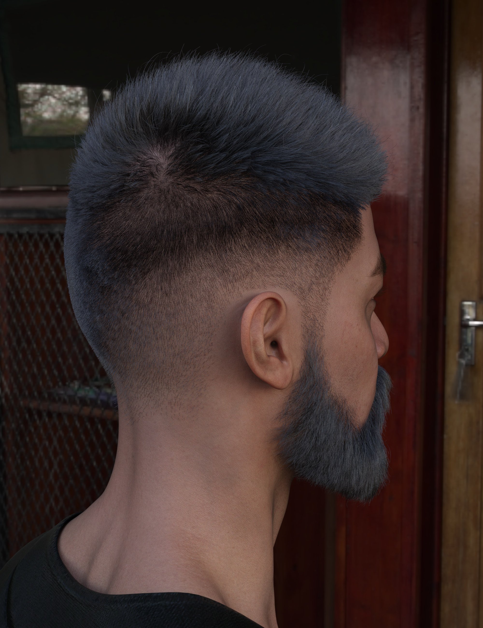 High Fade Brush Cut for Genesis 9