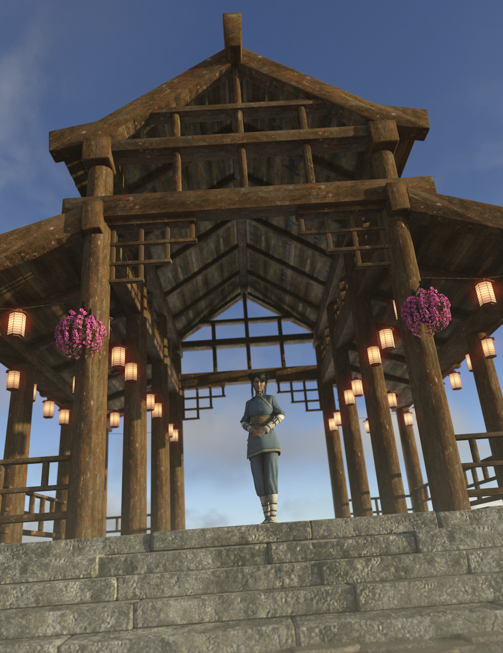 Asian Structures 2 | Daz 3D