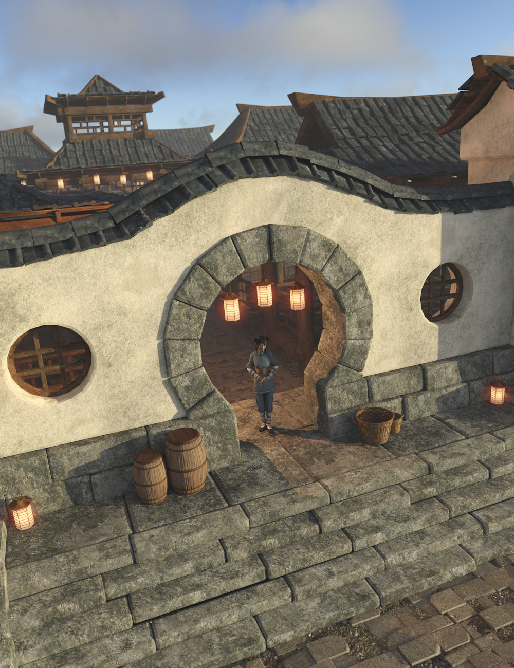 Asian Structures 2 | Daz 3D