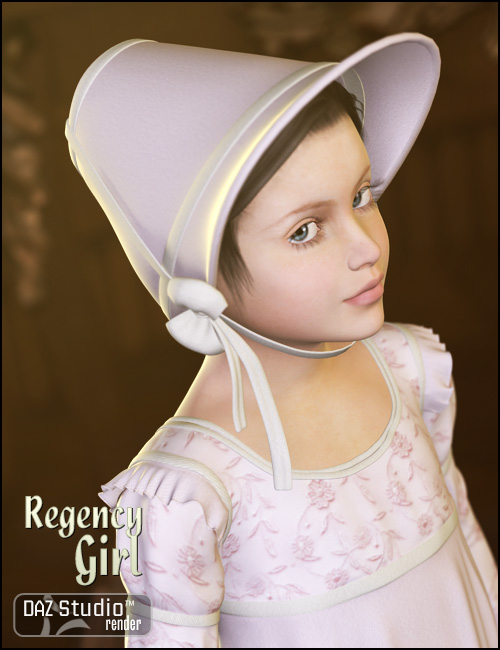 Regency Girl for Kids 4 by: Ravenhair, 3D Models by Daz 3D