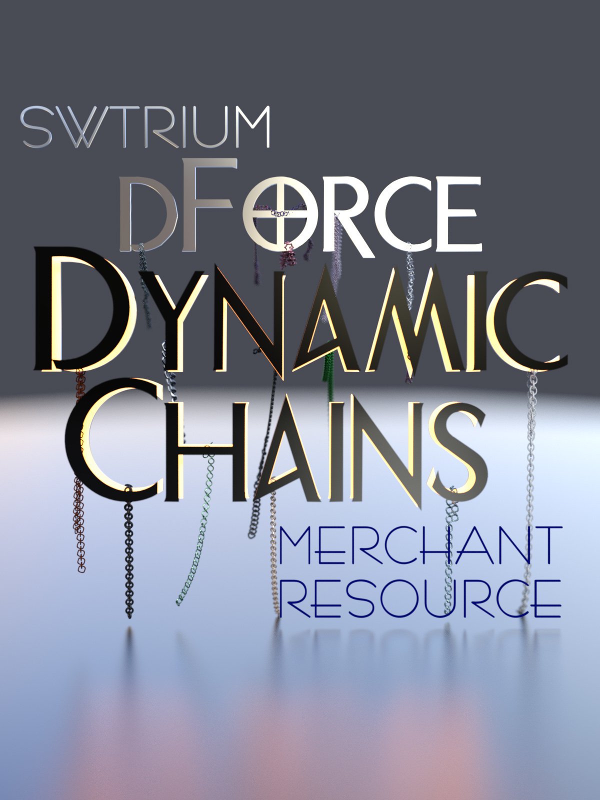 SWT dForce Dynamic Chains Merchant Resource by: SWTrium, 3D Models by Daz 3D