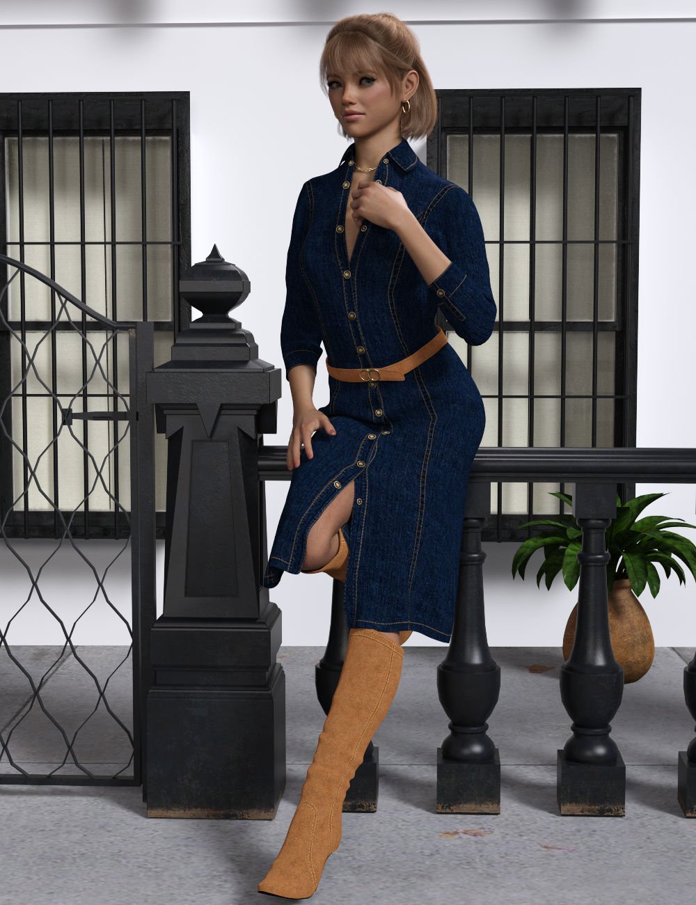 dForce Kendall Outfit for Genesis 9