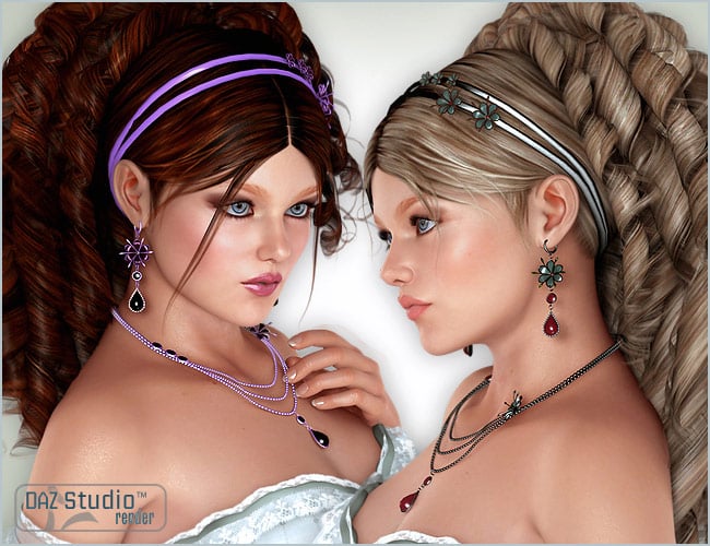Duchesse Hair by: goldtasselSWAM, 3D Models by Daz 3D
